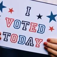 I Voted Today sign