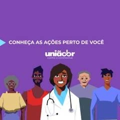 An illustration a doctor and people