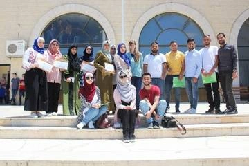 Volunteer in the west bank
