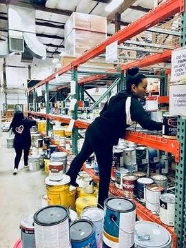 Volunteers at our stores.
