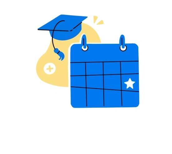 illustration of a grad cap