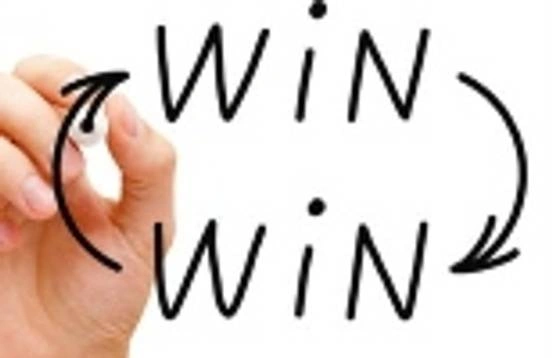 Graphic design of someone writing 'WIN'