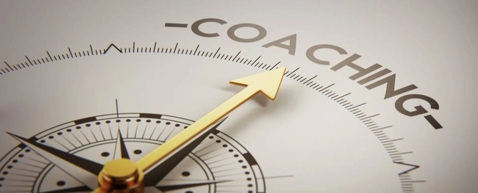 A compass pointing to 'Coaching'.
