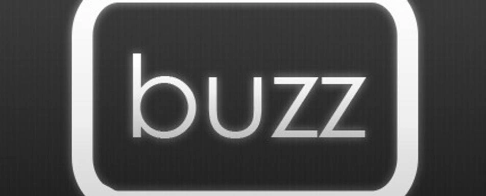 Graphic of the word buzz.