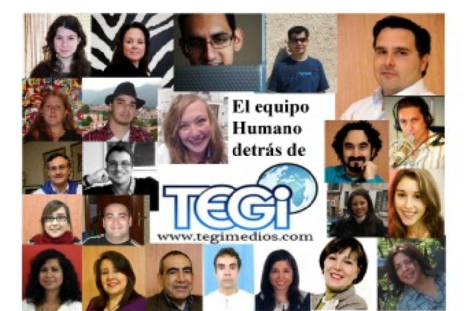 Afiche de TEGI con varios rostros de diferentes personas