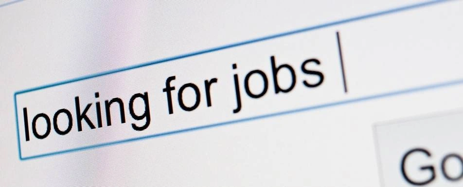 A google search bar that says 'looking for jobs'.