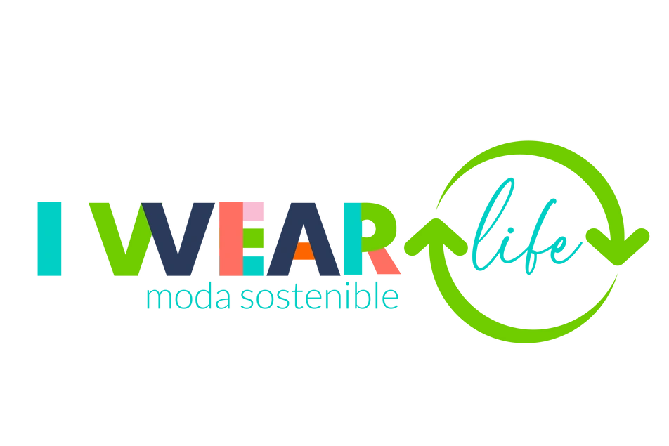 The "I Wear Life Moda Sostenible" logo.