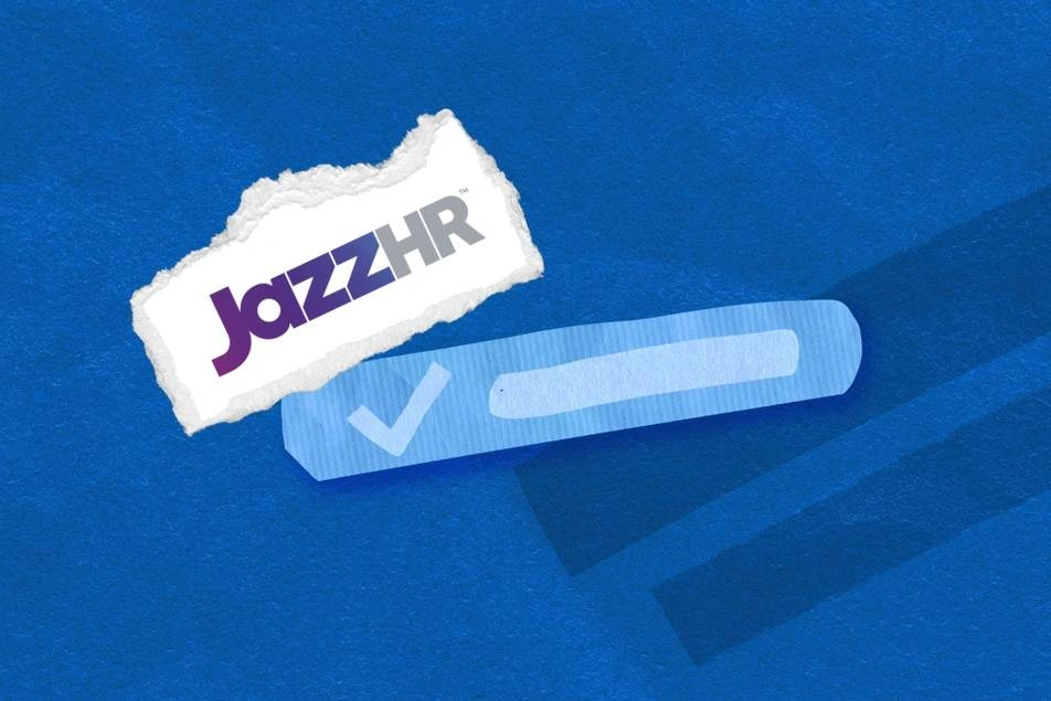 An illustration of the JazzHr logo.