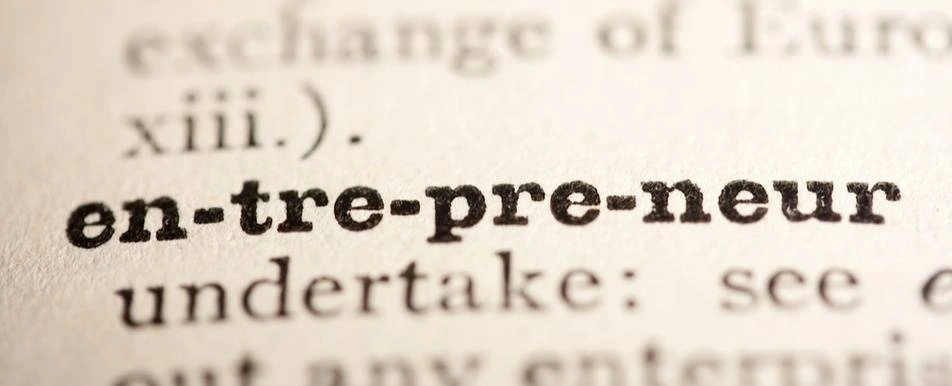 'Entrepreneur' in a dictionary.