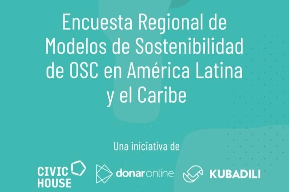 Afiche sobre Encuesta Regional de Modelos de Sosteniblidad