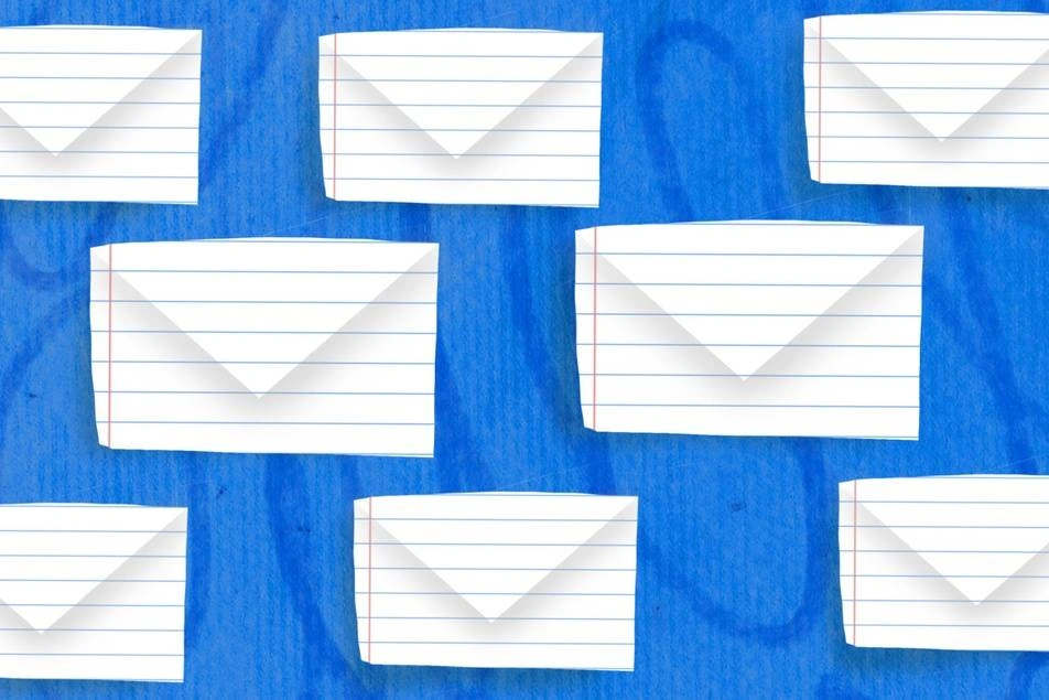 An illustration of envelopes.