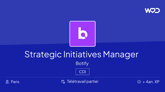 Strategic Initiatives Manager - IT job