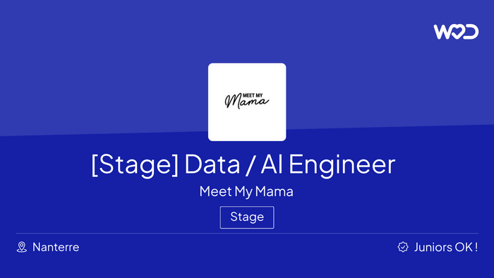 [Stage] Data / AI Engineer - IT job