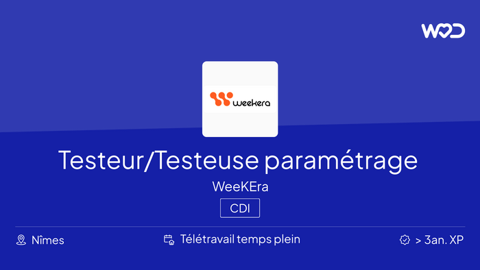 Testeur/Testeuse paramétrage logiciel Paie (H/F) - IT job