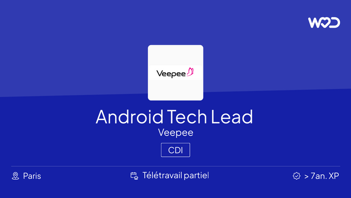 Android Tech Lead - Emploi IT
