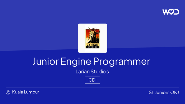 Junior Engine Programmer - IT job