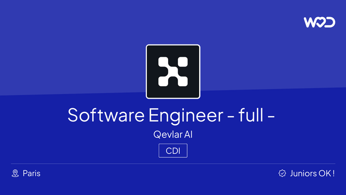 Software Engineer - full stack - (m/f/d) - IT job