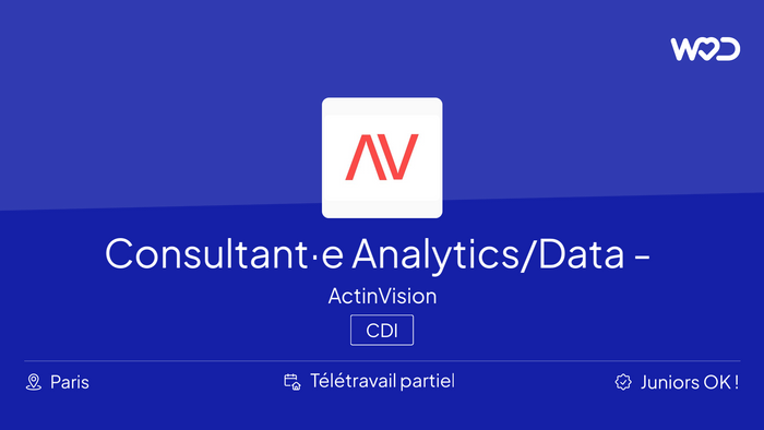 Consultant·e Analytics/Data Engineer - DBT Snowflake (F/H) - IT job