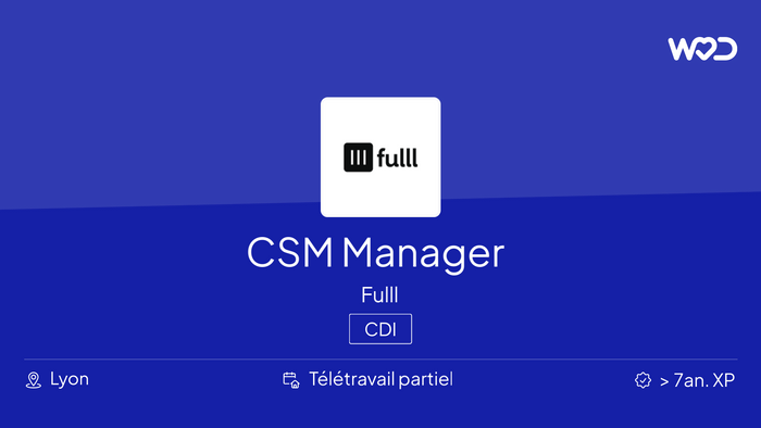 CSM Manager - IT job