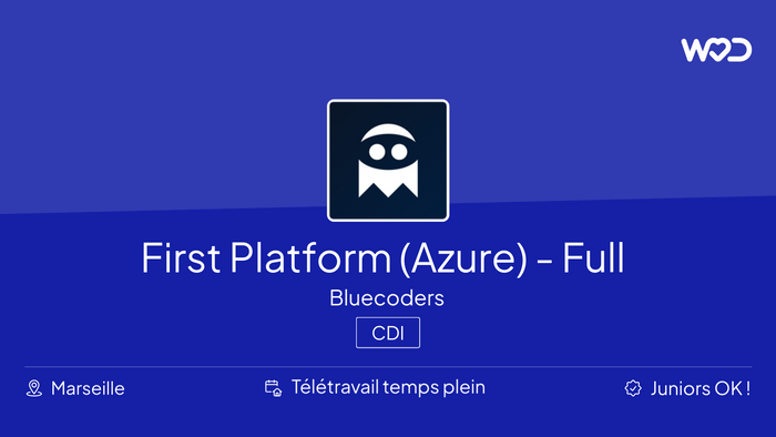 First Platform Engineer/SRE/DevOps (Azure) - Full remote - IT job
