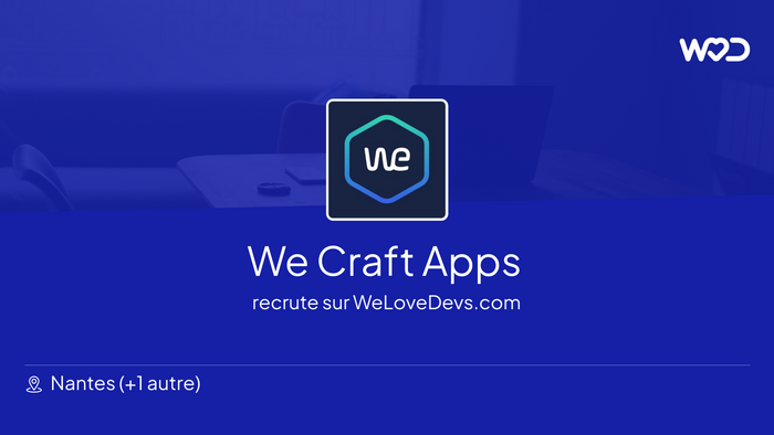 Apply at We Craft Apps - Latest jobs | WeLoveDevs.com