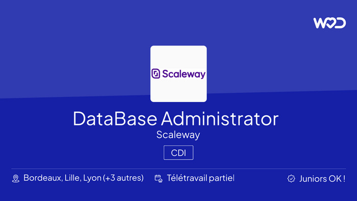 DataBase Administrator - Emploi IT
