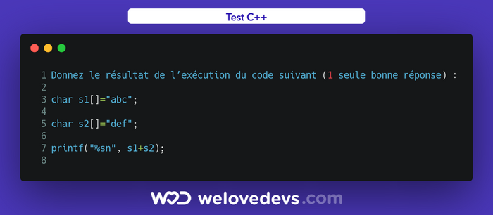Écrire un programme C++ qui affiche les 100 premiers nombres