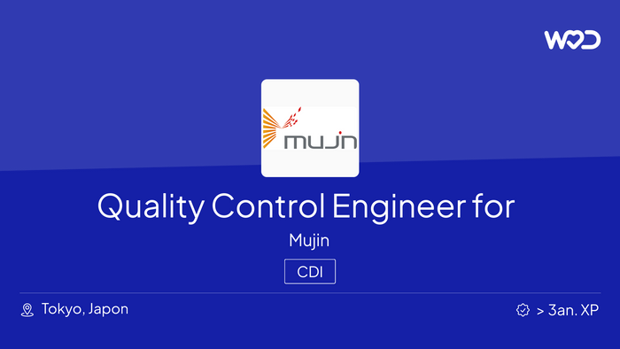 Quality Control Engineer for Industrial Robot Control Unit - Emploi IT