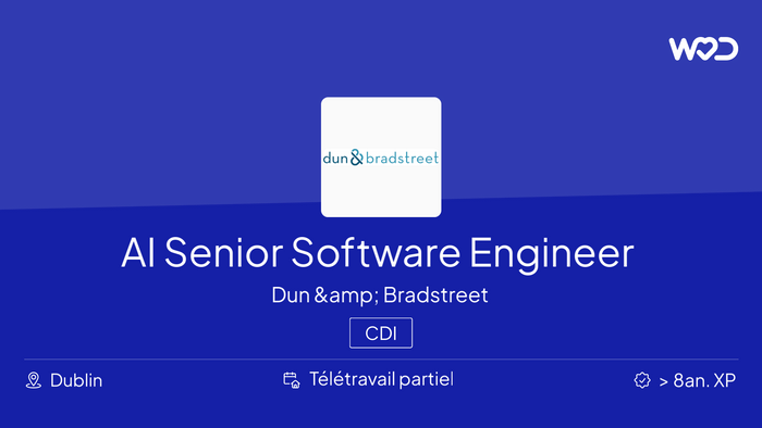 AI Senior Software Engineer (18544) - IT job