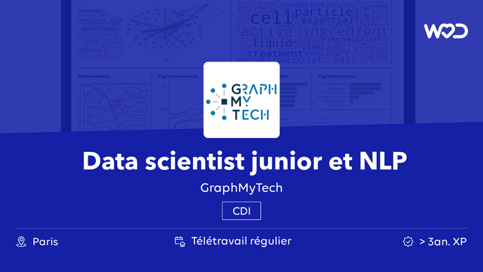 Data scientist junior Spark/Python et NLP - GraphMyTech - Emploi IT