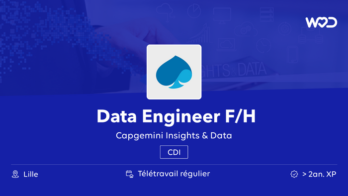 Data Engineer F/H - Capgemini Insights & Data - IT job