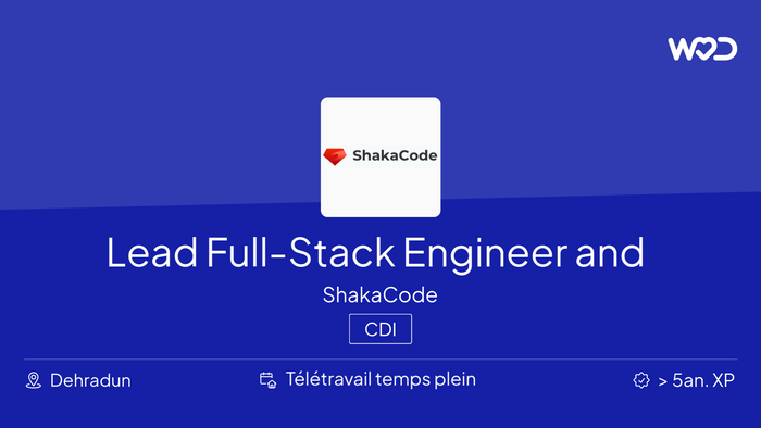 Lead Full-Stack Engineer and Client Partner - IT job
