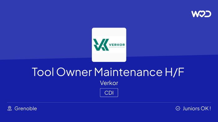 Tool Owner Maintenance H/F - IT job