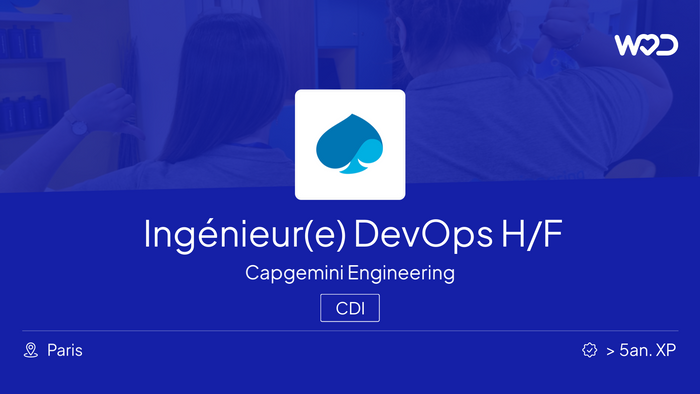 Ingénieur(e) DevOps H/F - Capgemini Engineering - Emploi IT
