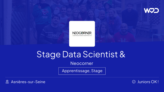 Stage Data Scientist & Engineer - Neocorner - IT job