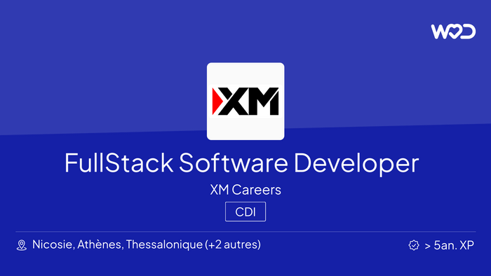 FullStack Software Developer (React/Node.js) - IT job