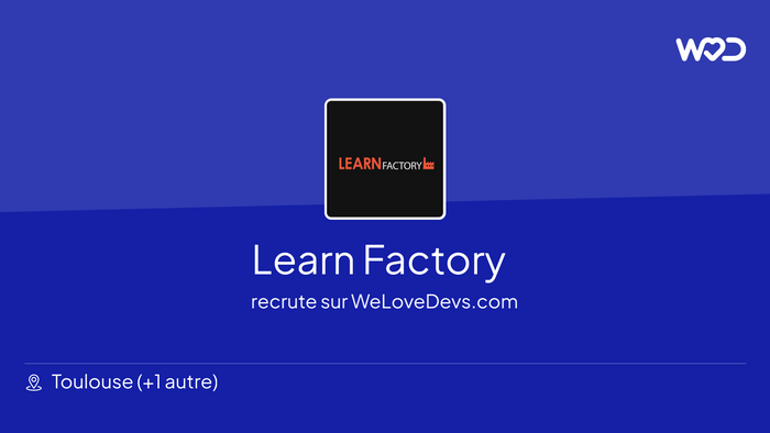 Developer at Learn Factory - jobs and salaries | WeLoveDevs