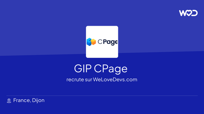 Developer at GIP CPage - jobs and salaries | WeLoveDevs