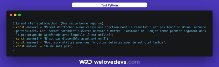 Define a class method in Python