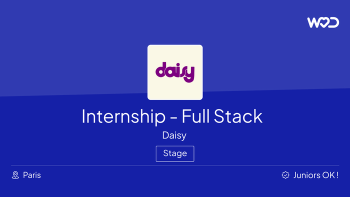 Internship - Full Stack Software Engineer - IT job