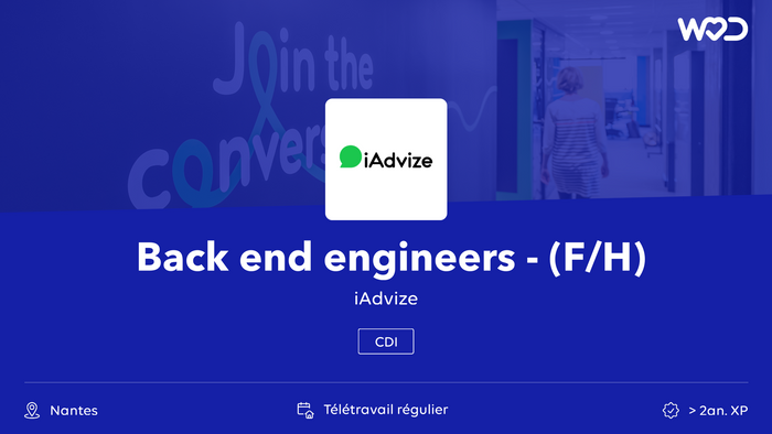 Back end engineers - Scala/Java (F/H) - iAdvize - Emploi IT