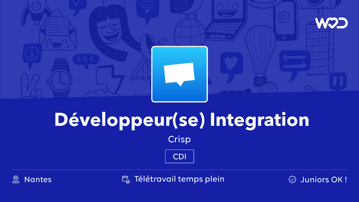 Développeur(se) Integration Platform Go - Crisp - Emploi IT