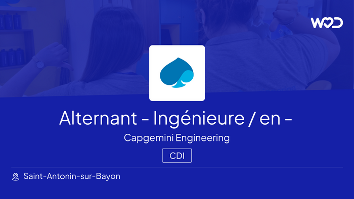 Alternant - Ingénieure / Ingénieur en Logiciel Embarqué - Aix en ...