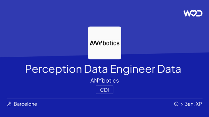 Perception Data Engineer (Visual Data Pipeline) - IT job