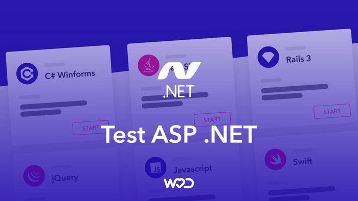 ASP .NET Technical test | Test & Quiz