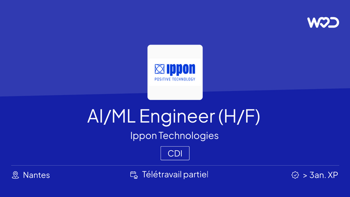 AI/ML Engineer (H/F) - IT job