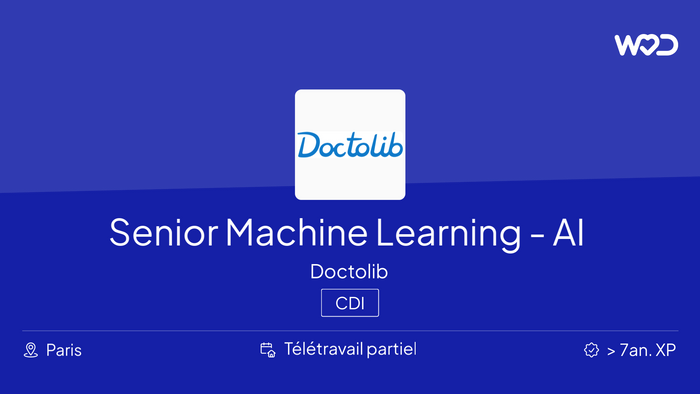 Senior Machine Learning Engineer - AI Teams (x/f/m) - IT job