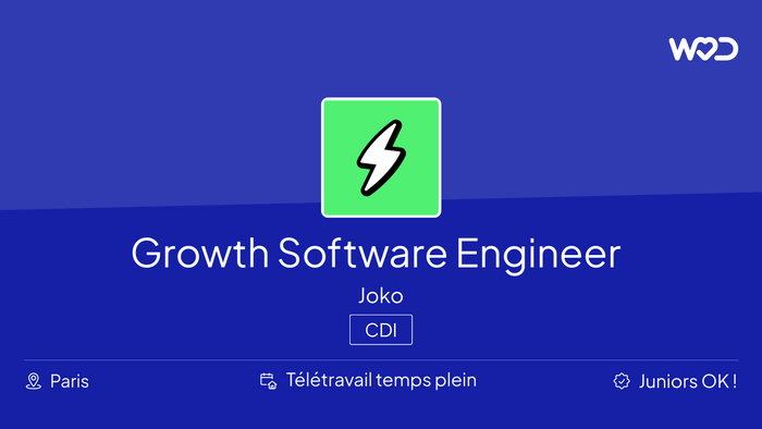 Growth Software Engineer - IT job
