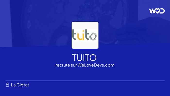 Developer at TUITO - jobs and salaries | WeLoveDevs