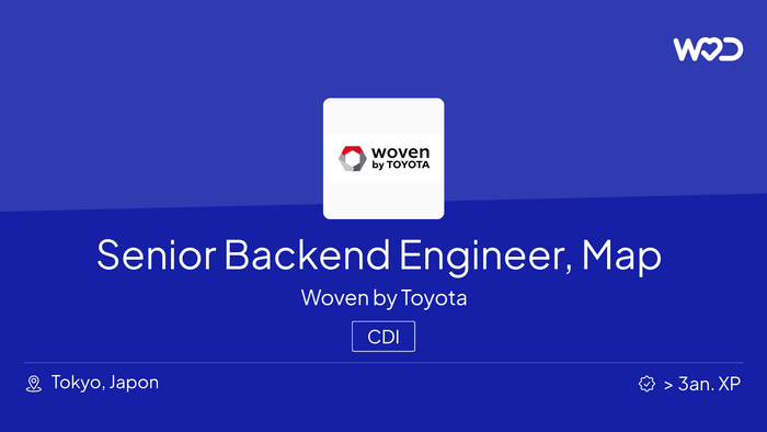 Senior Backend Engineer, Map Tooling Team - IT job